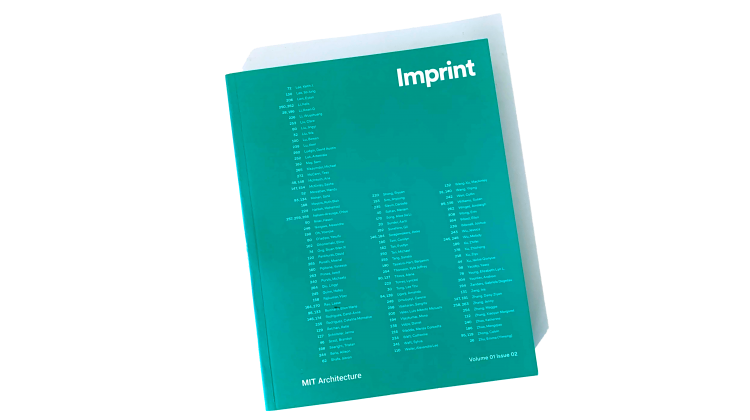 Imprint 01 by MIT Architecture - Issuu