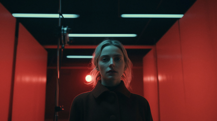 Film scene with AI-driven on-set lighting